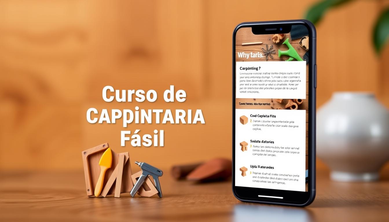 Aplicativo: Curso de Carpintaria Fácil