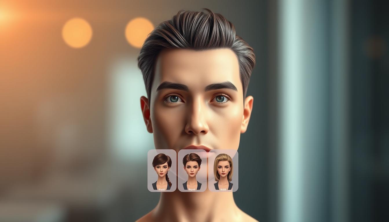 App de simular corte de cabelo