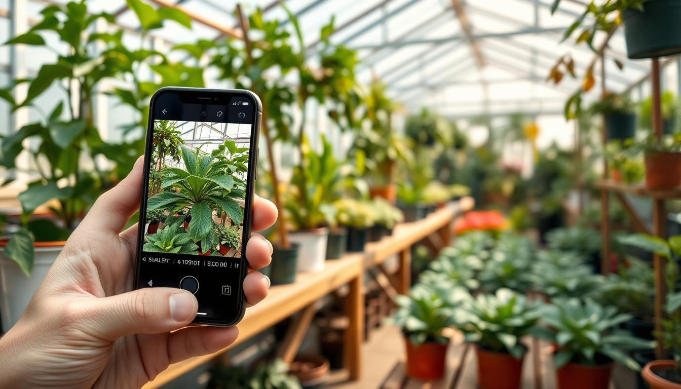 App de scanear e aprender a cuidar de plantas