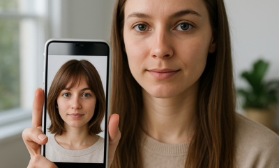 App que Simula Corte Feminino no seu Rosto