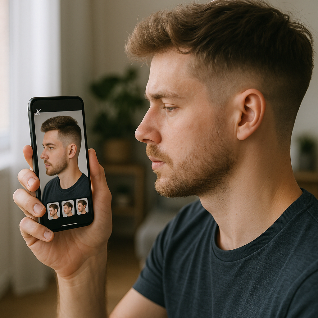 App que Simula Corte de Cabelo Virtual