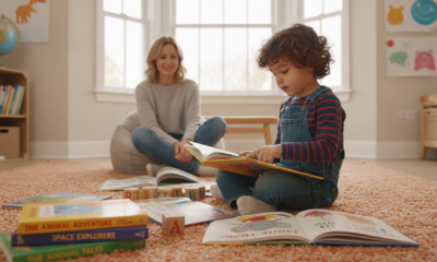 Atividades simples para ajudar uma criança a aprender a ler em casa