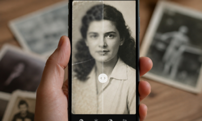 Use inteligência artificial para melhorar fotos velhas