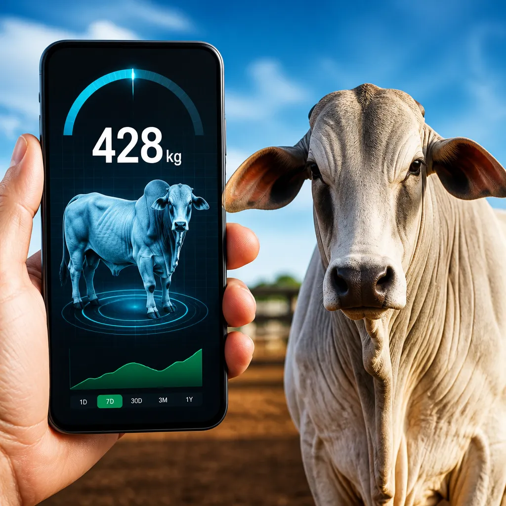 Aplicativo para pesar seu gado em tempo real com seu celular de forma gratuita