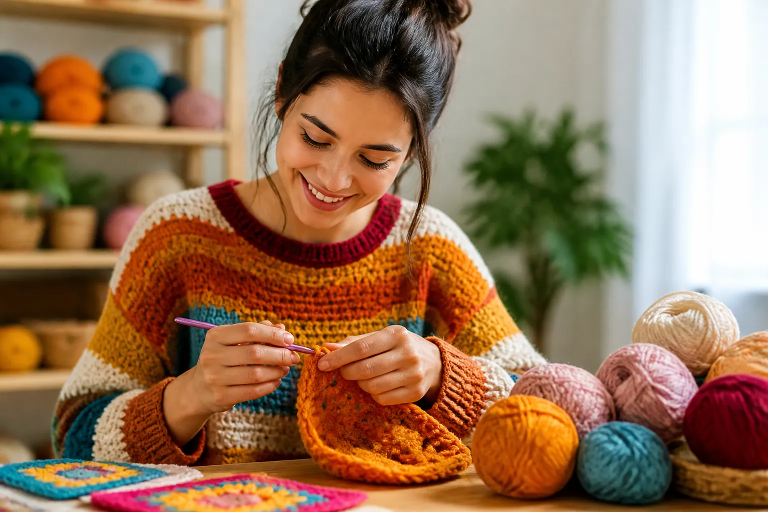Aprenda croche desde zero com aulas praticas e interativas